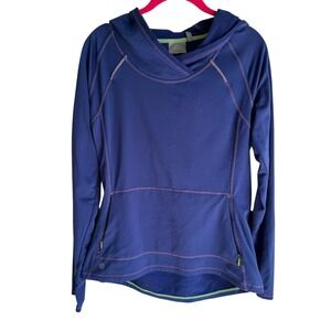 ATHLETA Purple Pushtec‎ Wrap Front Ladies Hoodie, M